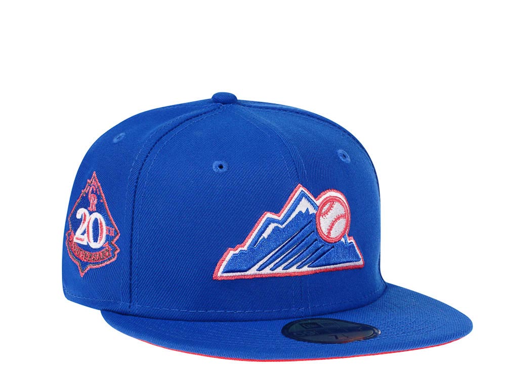 New Era Colorado Rockies 20th Anniversary Hawaiian Lava Edition 59Fifty Fitted Cap