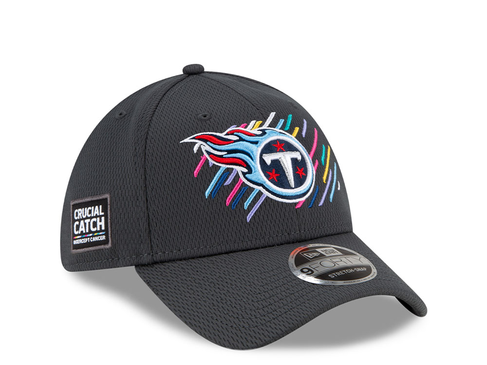 New Era Tennesee Titans Crucial Catch 2021 9Forty Stretch Snapback Cap