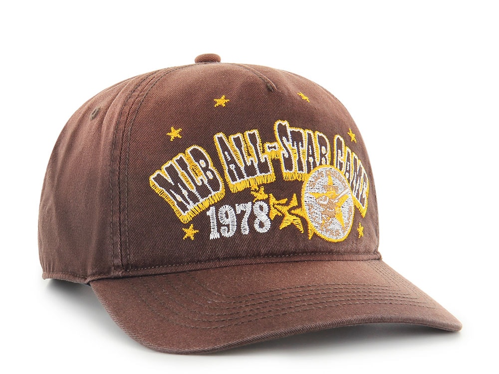 47 Brand San Diego Padres All Star Game 1978 Midsummer Classic Brown Hitch Snapback Cap