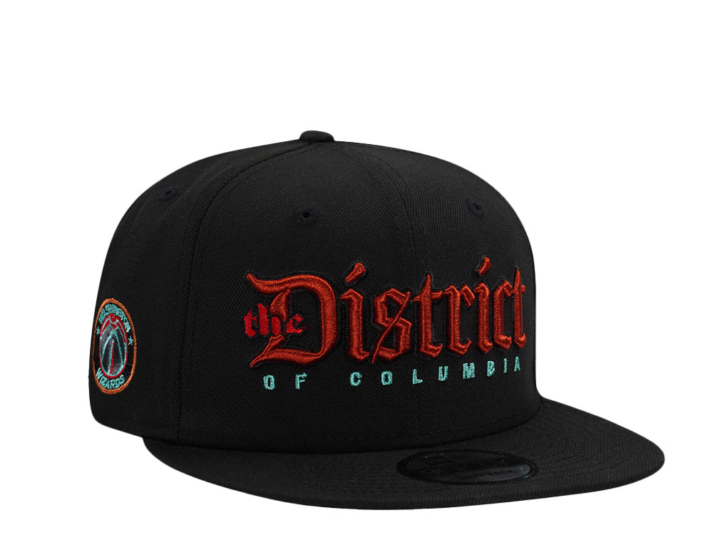 New Era Washington Wizards The District of Columbia Edition Black 9Fifty Snapback Cap
