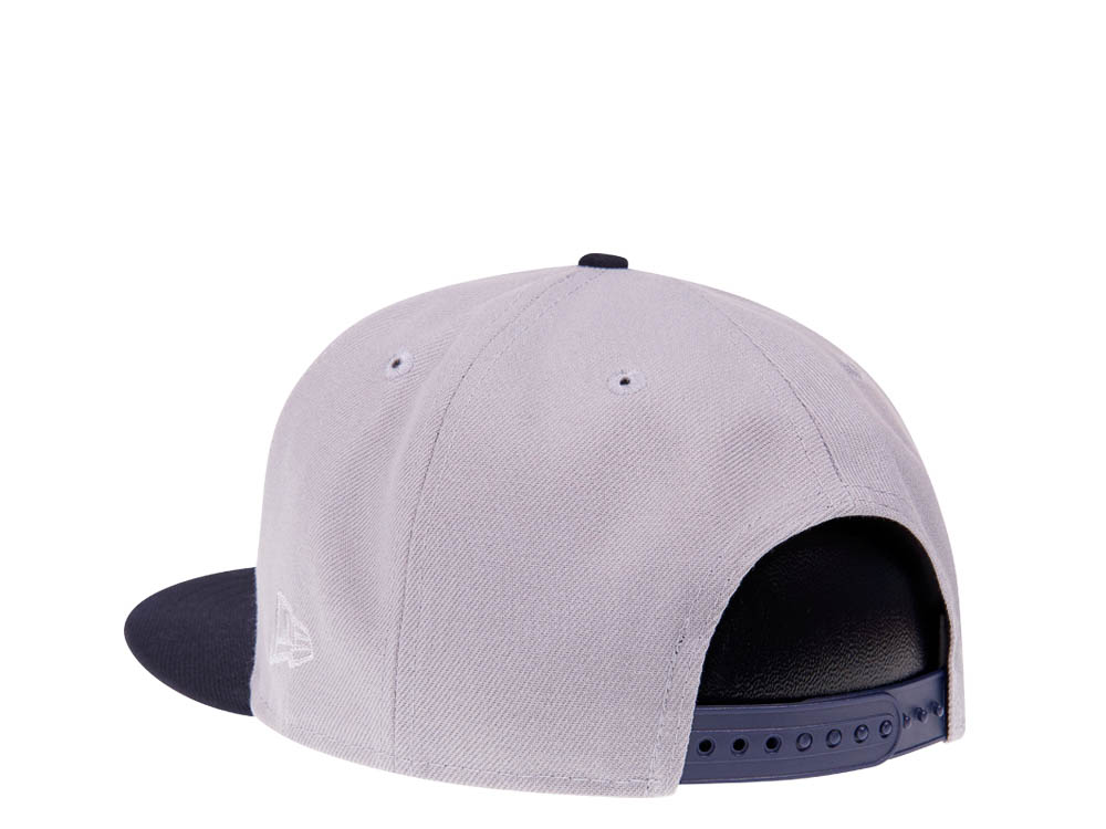 New Era Brooklyn Nets Bridge Gray Navy Edition 9Fifty Snapback Cap