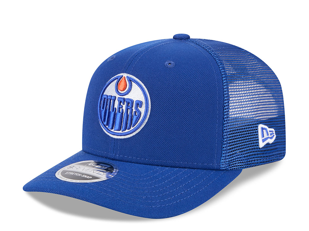 New Era Edmonton Oilers Blue Edition 9Seventy Trucker Snapback Cap