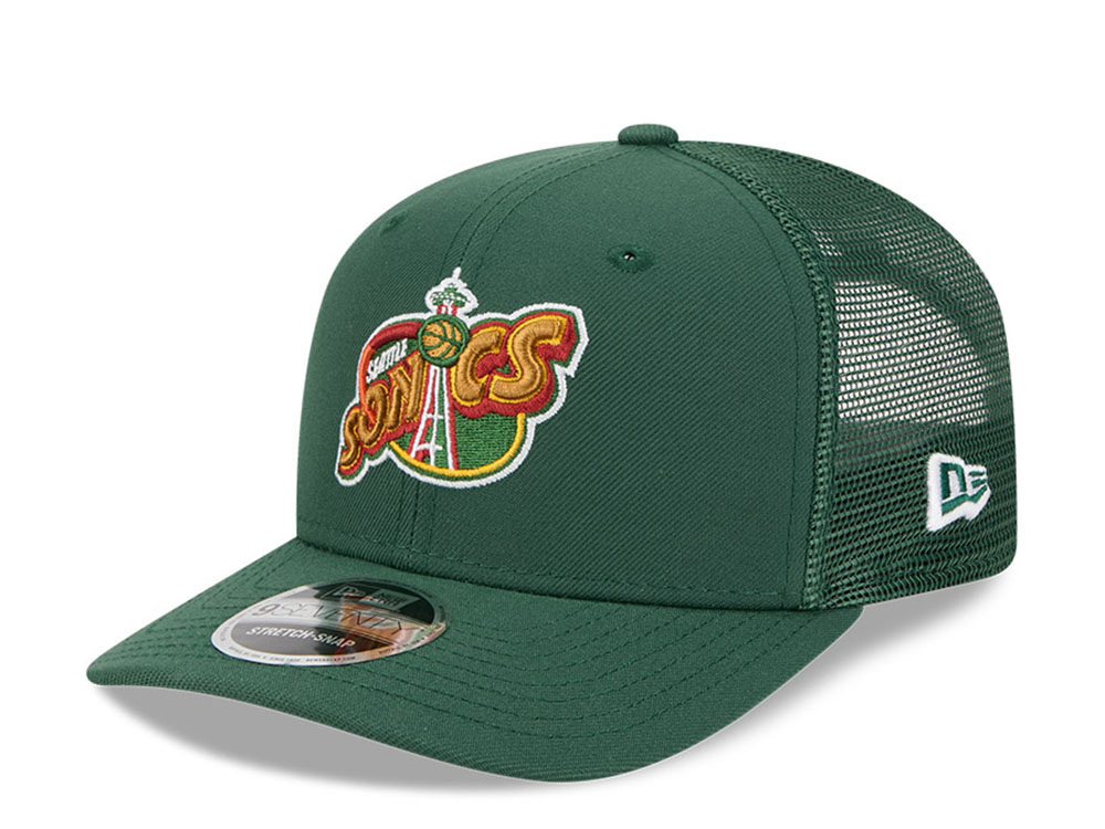 New Era Seattle Supersonics Logo HWC Edition 9Seventy Trucker Snapback Cap