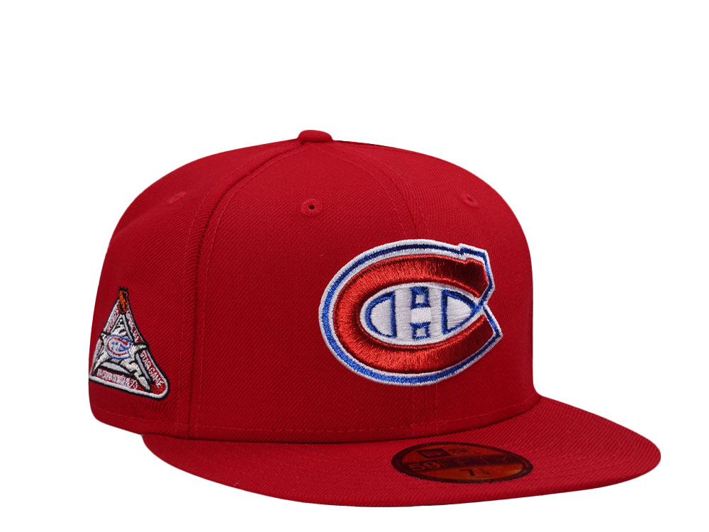 New Era Montreal Canadiens All Star 1990 Scarlet Throwback Wool Edition 59Fifty Fitted Cap