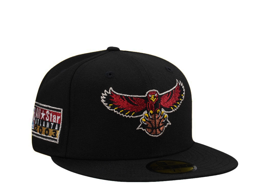 New Era Atlanta Hawks All Star Game 2003 Black Prime Edition 59Fifty Fitted Cap