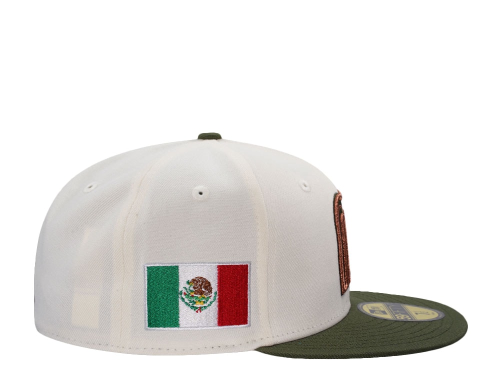 New Era Wbc Mexico World Baseball Classic Chrome Two Tone Edition 59Fifty Fitted Cap