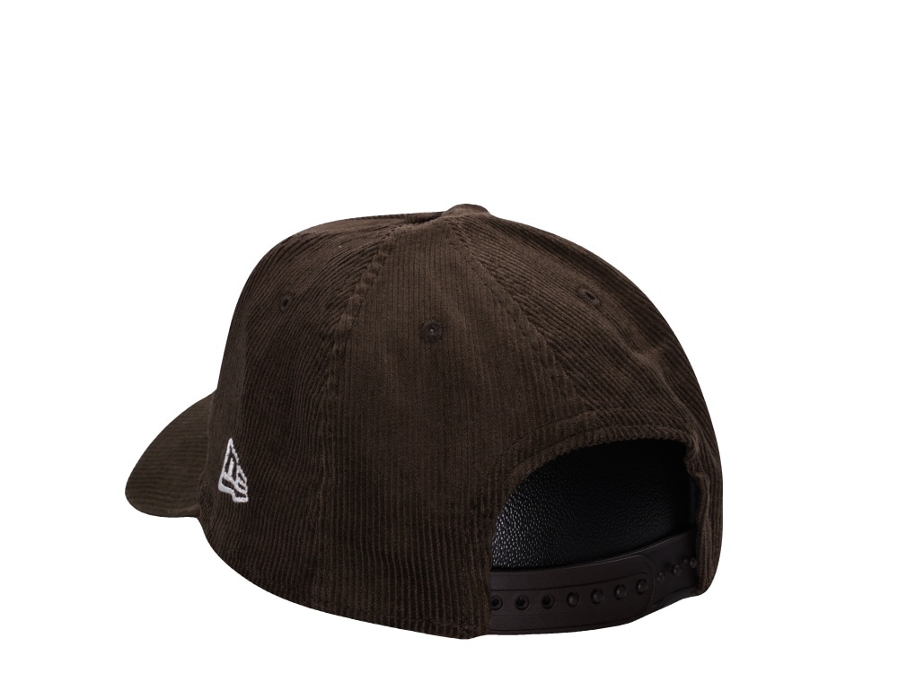 New Era Oakland Athletics World Series 1989 Walnut Corduroy Prime Edition 9Forty A Frame Snapback Cap