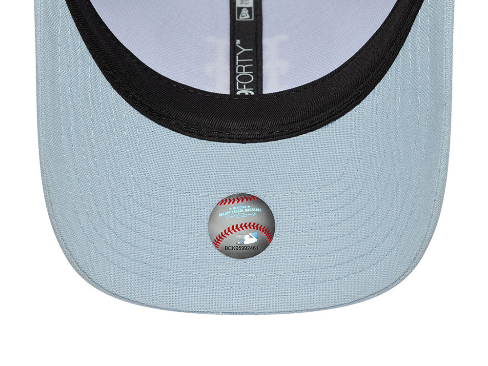 New Era New York Mets Linen Light Blue Edition 9Forty M Crown Snapback Cap