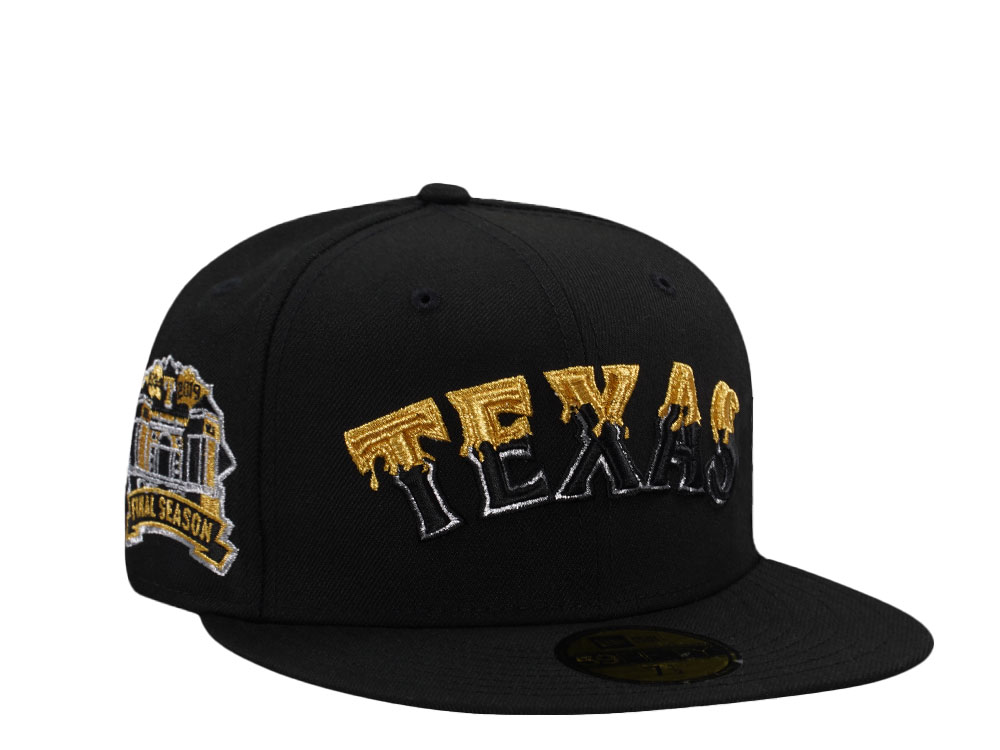 New Era Texas Rangels Final Season Black Prime Edition 59Fifty Fitted Cap