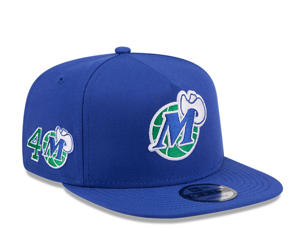 New Era Dallas Mavericks 40th Anniversary HWC Edition 9Fifty A Frame Snapback Cap