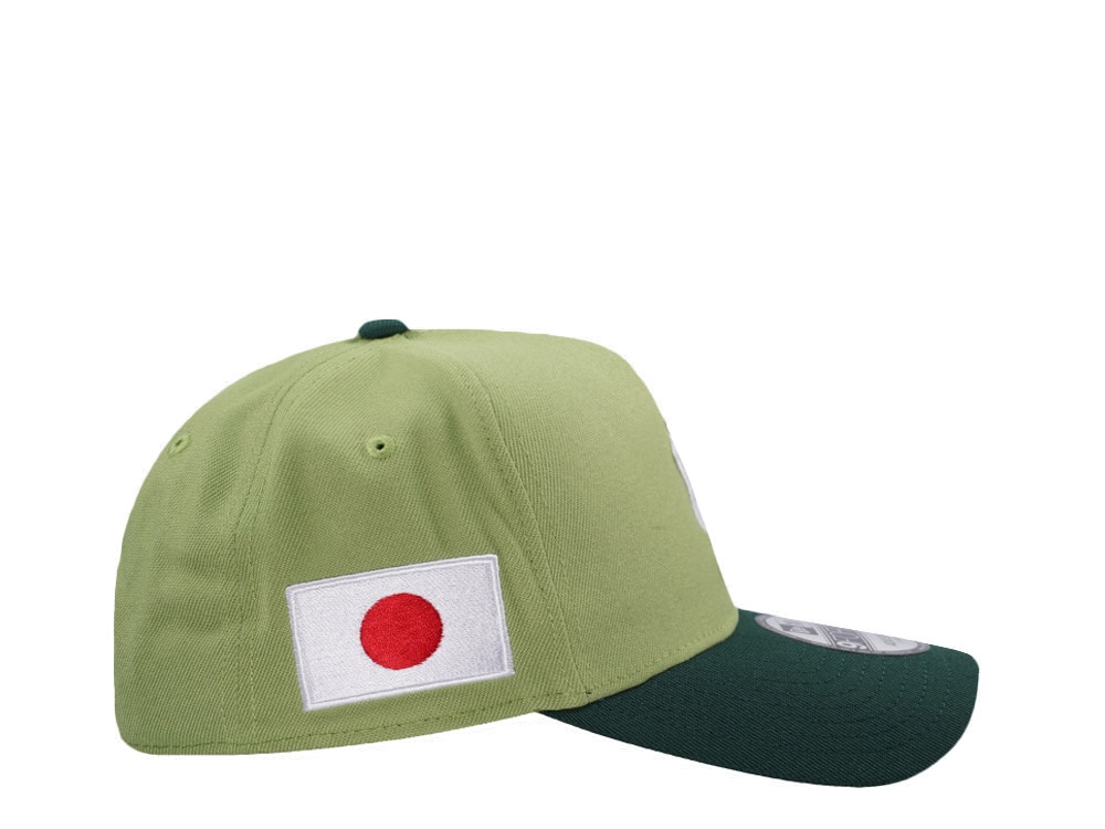 New Era New York Yankees Japan Lucky Cat Matcha Two Tone Edition 9Forty A Frame Snapback Cap