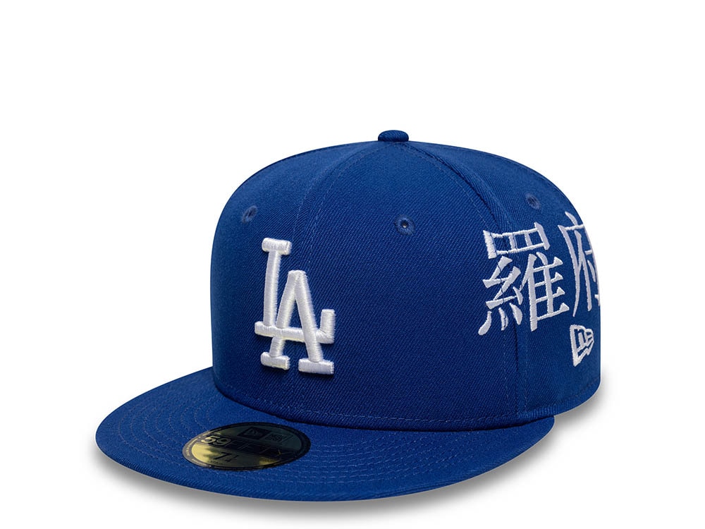 New Era Los Angeles Dodgers World Series 1988 Multi Kanji Blue Prime Edition 59Fifty Fitted Cap
