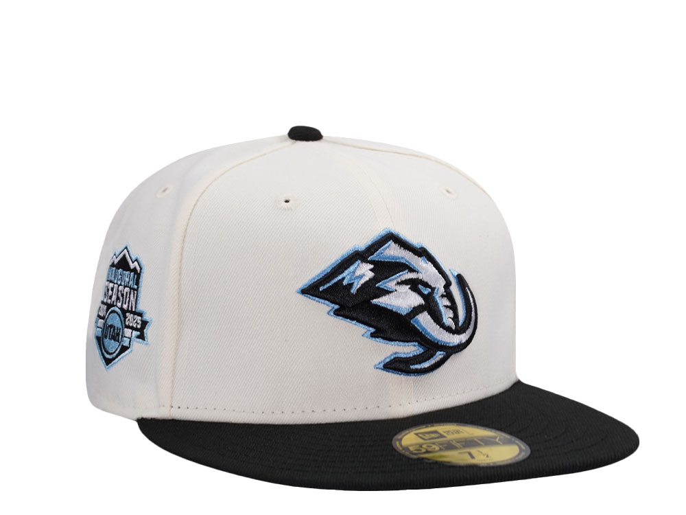 New Era Utah Mammoth Inaugural Season 2024 Chrome Two Tone Edition 59Fifty Fitted Cap