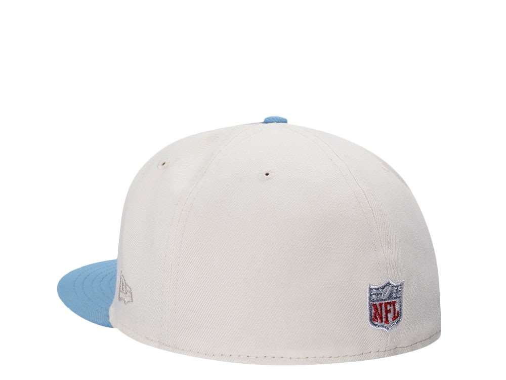 New Era Detroit Lions 90 Seasons Chrome Two Tone Edition 59Fifty Fitted Cap