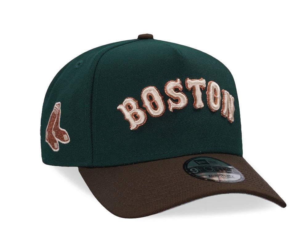 New Era Boston Red Sox Copper Two Tone 9Forty A Frame Snapback Cap