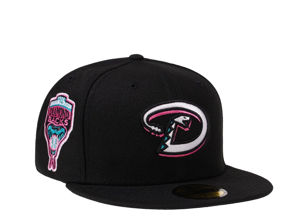 New Era Arizona Diamondbacks Inaugural Season 1998 Black and Pink Edition 59Fifty Fitted Cap