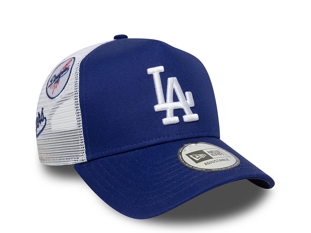 New Era Los Angeles Dodgers Multi Patch 9Forty A Frame Trucker Snapback Cap
