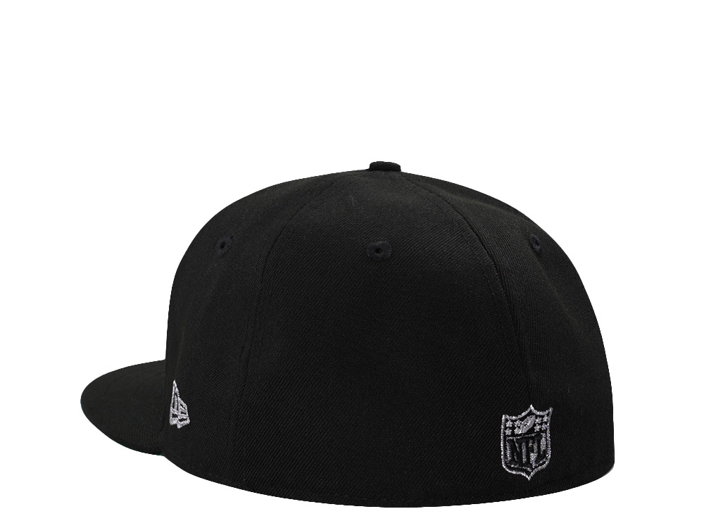 New Era Las Vegas Raiders Script Metallic Black Prime Edition 59Fifty Fitted Cap