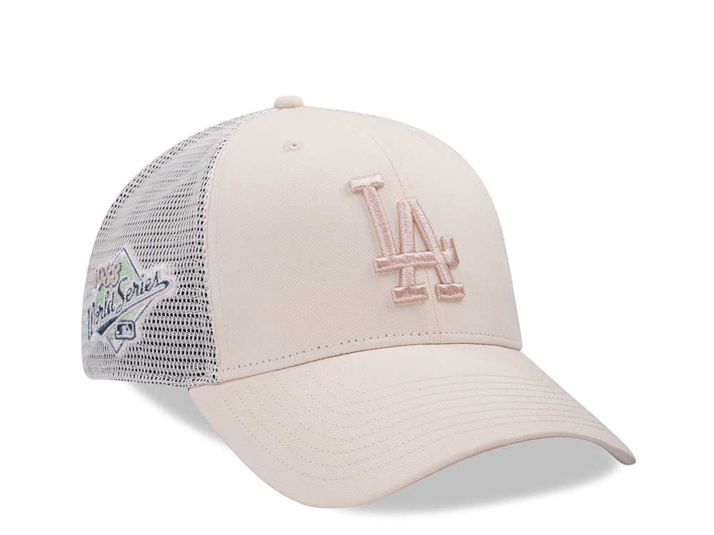 47Brand Los Angeles Dodgers 1988 World Series Cream MVP Trucker Snapback Cap