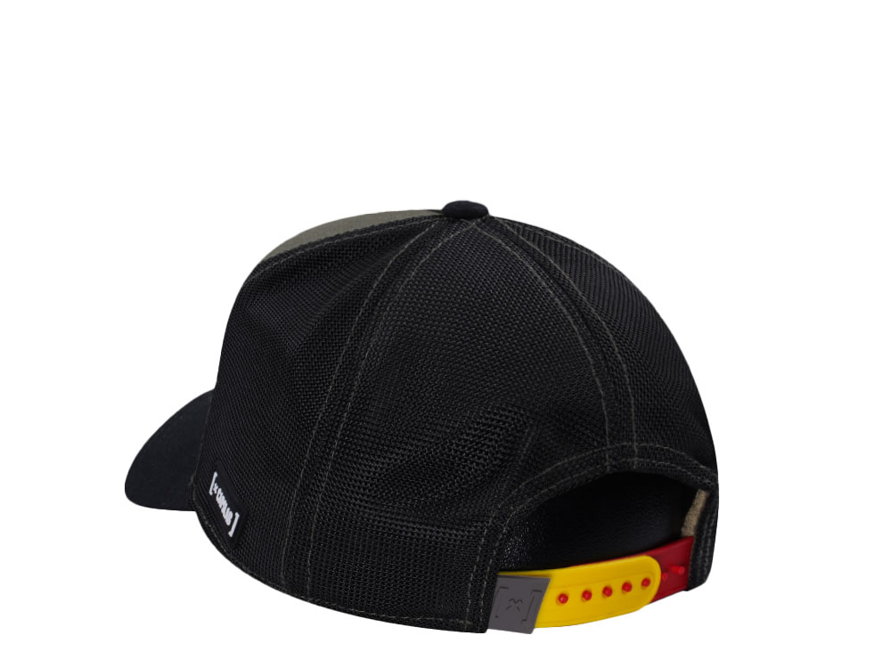 Capslab Natural Mystik Lion Trucker Snapback Cap