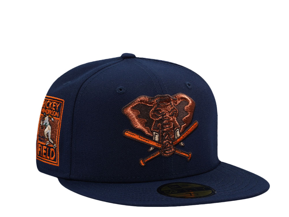 New Era Oakland Athletics Rickey Henderson Filed Copper Prime Edition 59Fifty Fitted Cap