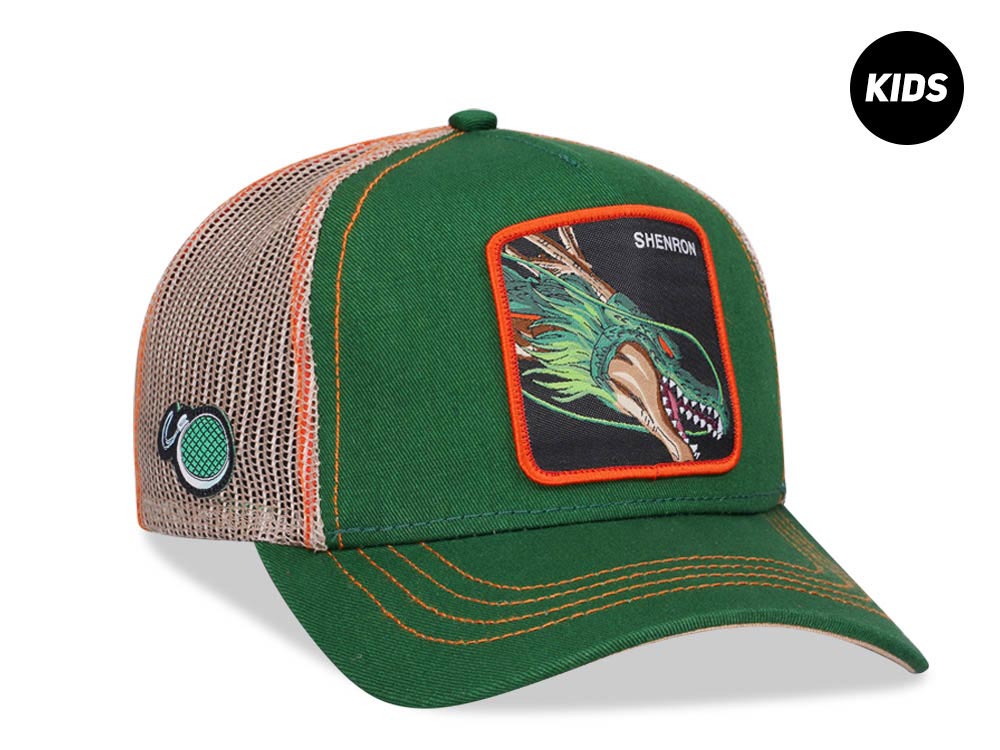 Capslab Dragonball Z Shenron Trucker Kids Snapback Cap