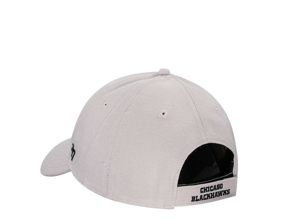 47Brand Chicago Blackhawks Bone MVP Strapback Cap