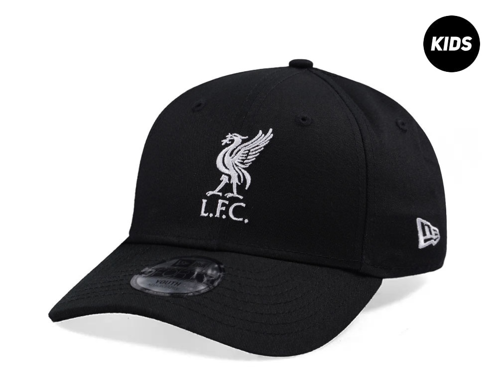 New Era Liverpool FC Core Black Kids 9Forty Strapback Cap