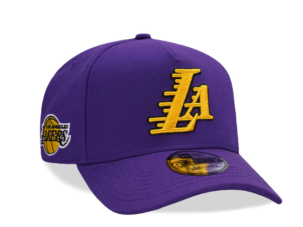 New Era Los Angeles Lakers Dark Purple Prime Edition 9Forty A Frame Snapback Cap
