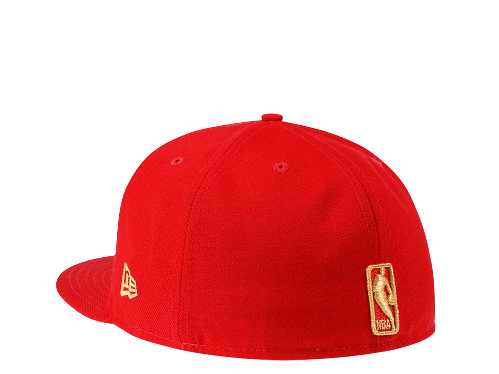 New Era Toronto Raptors Gold Red Edition 59Fifty Fitted Cap