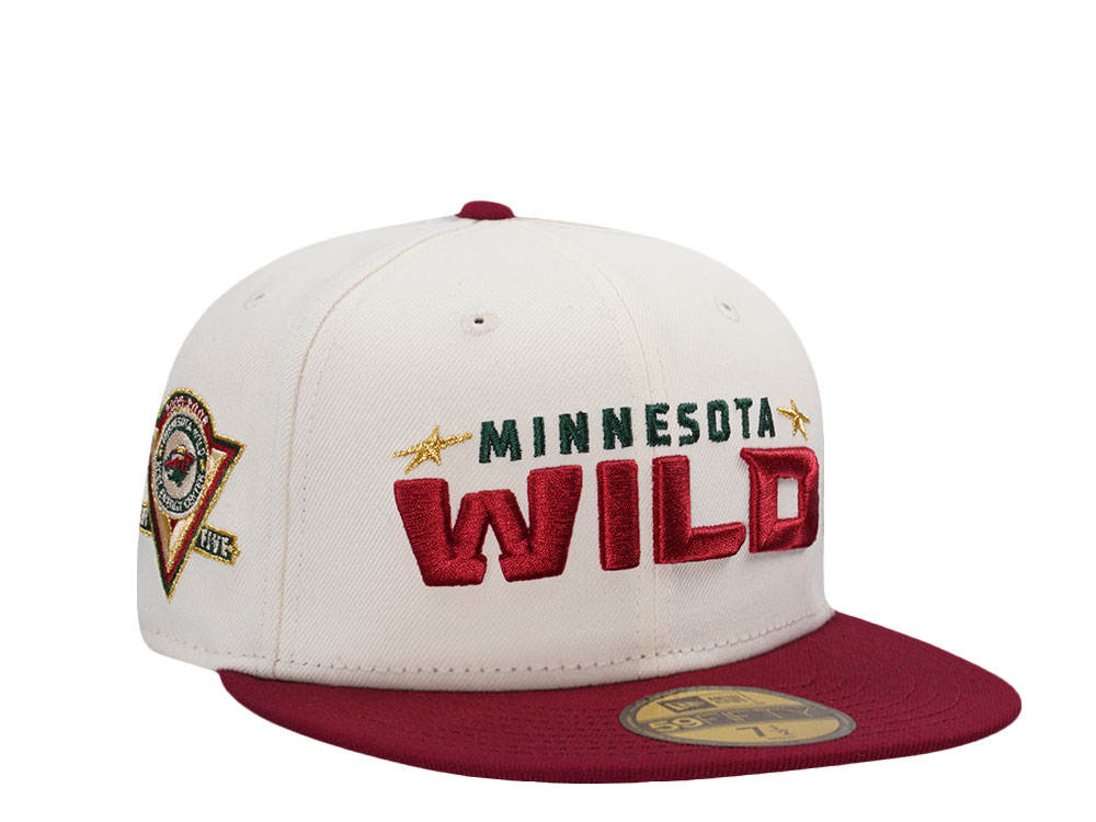 New Era Minnesota Wild 5th Anniversary Chrome Throwback Edition 59Fifty Fitted Cap