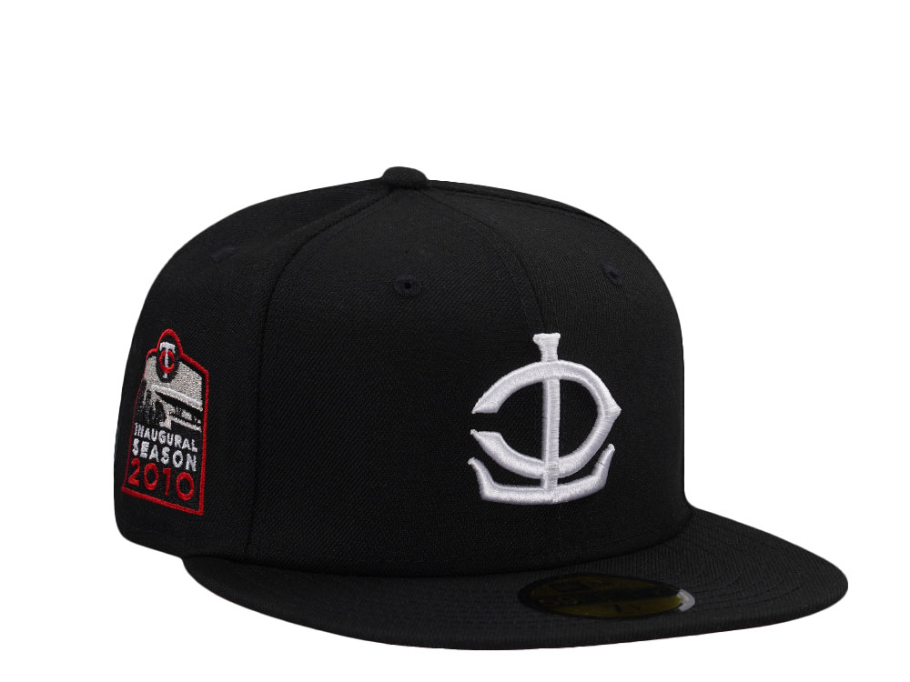 New Era Minnesota Twins Inaugural Season 2010 Black Prime Edition 59Fifty Fitted Cap