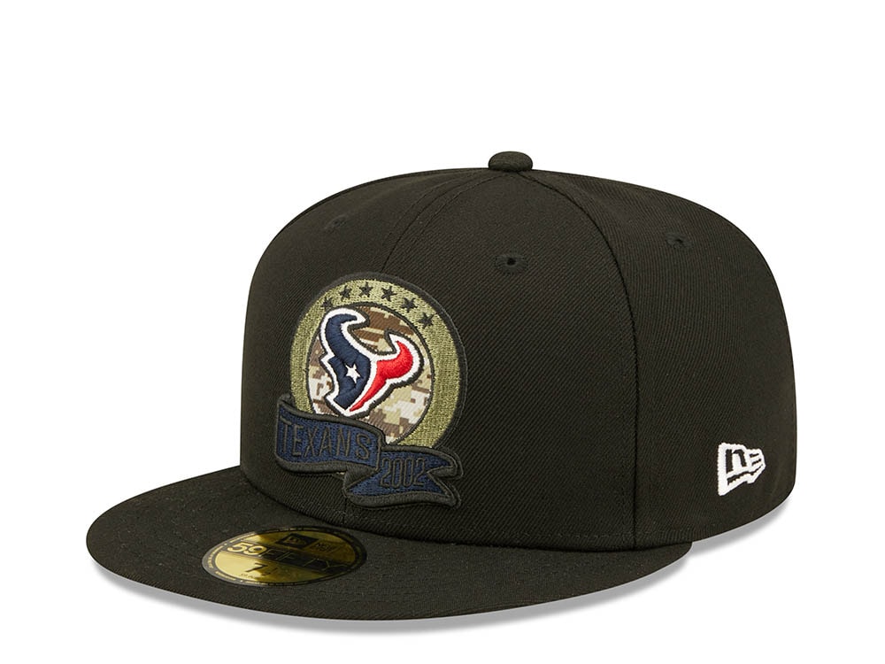 New Era Houston Texans Salute to Service 2022 Fitted 59Fifty Cap
