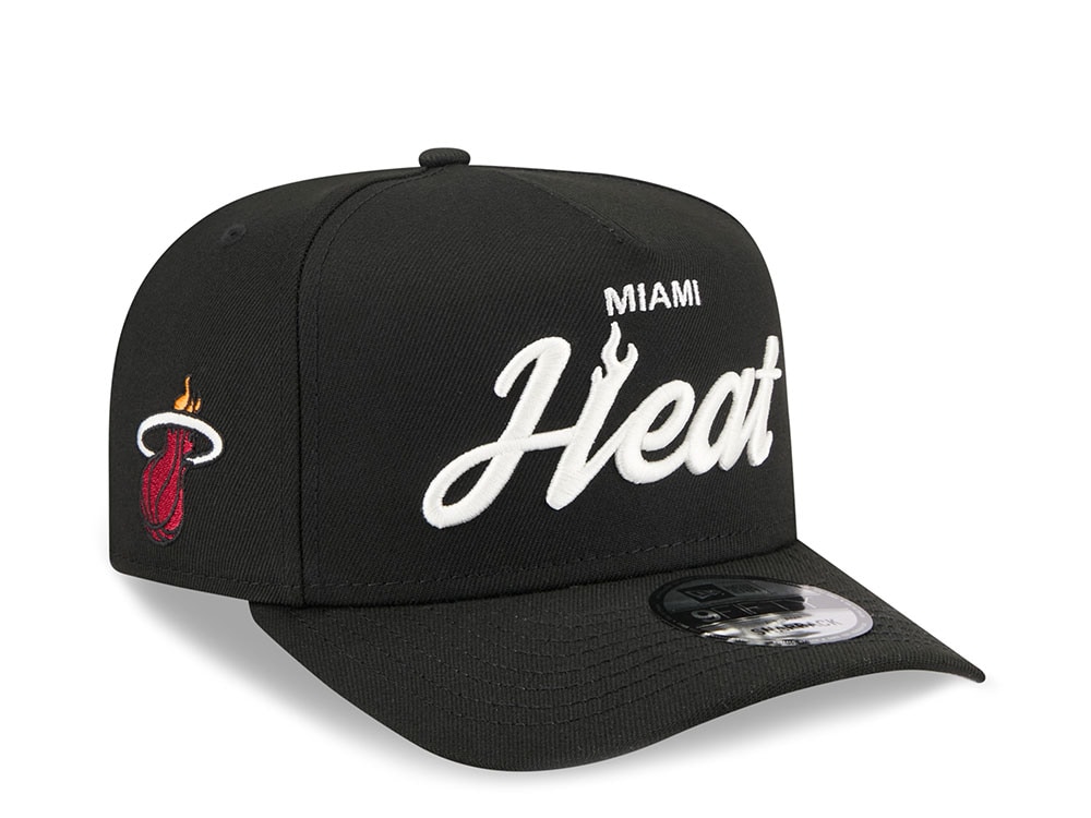 New Era Miami Heat Local Play 9Fifty A Frame Snapback Cap