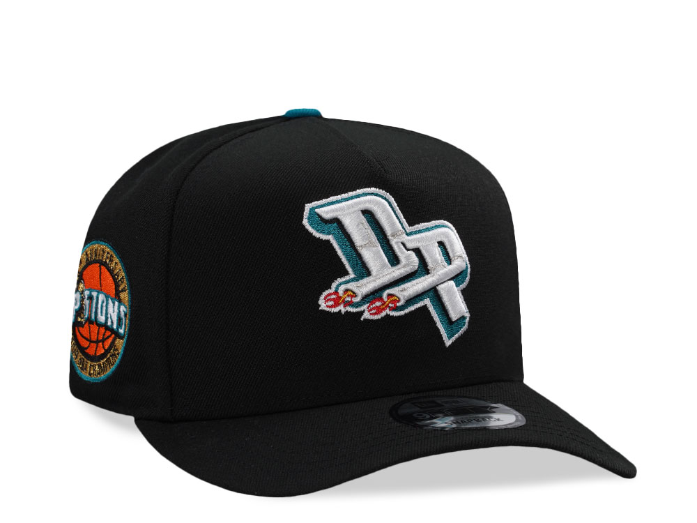 New Era Detroit Pistons 20th Anniversary Black Prime Edition 9Fifty A Frame Snapback Cap