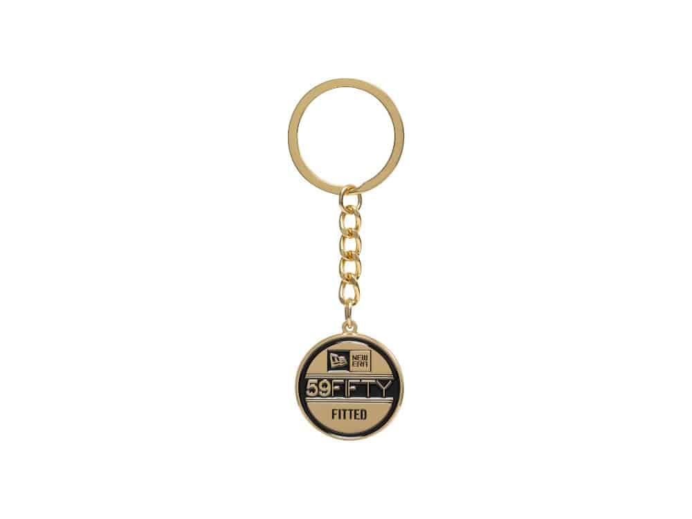 New Era 59Fifty Sticker Gold Keychain