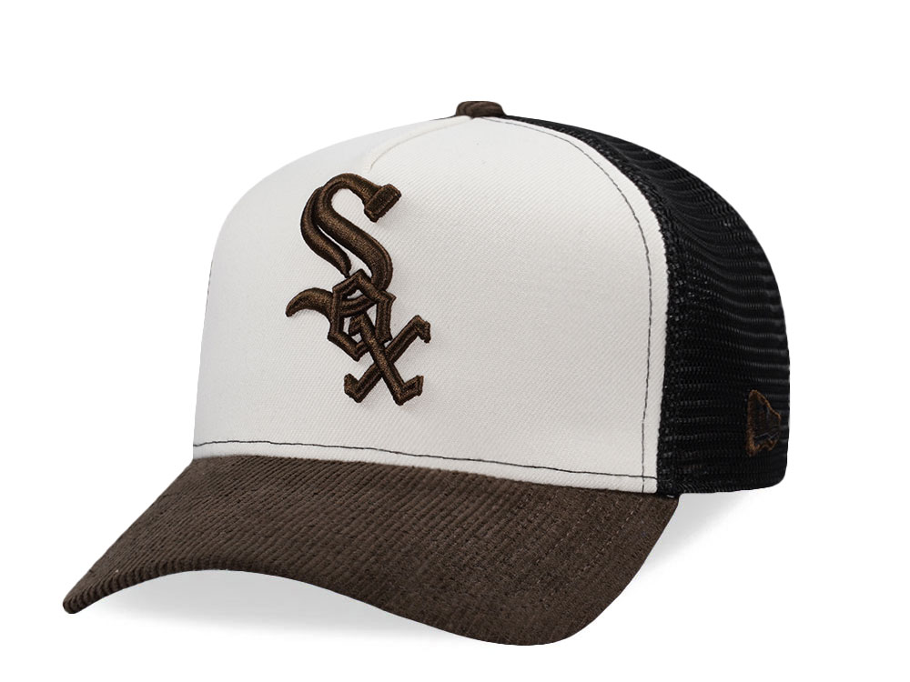 New Era Chicago White Sox Brown Trucker Edition 9Forty A Frame Snapback Cap