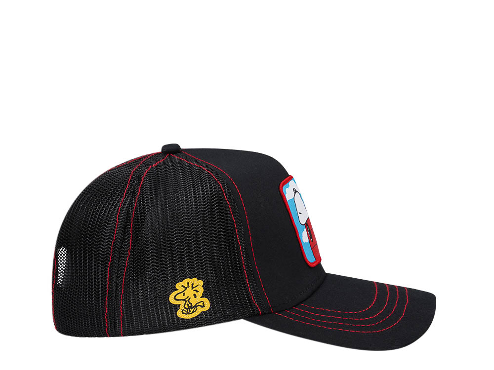 Capslab Snoopy Peanuts Trucker Snapback Cap