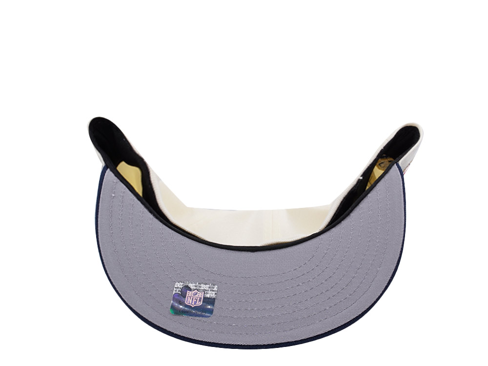 New Era New England Patriots Super Bowl XXXVI Chrome Two Tone Edition 59Fifty Fitted Cap
