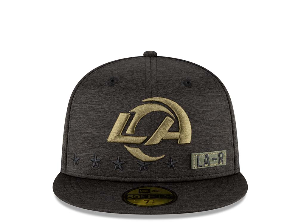New Era Los Angeles Rams Salute to Service 2020 Fitted 59Fifty Cap
