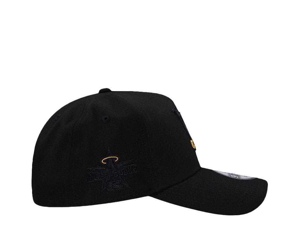 New Era Anaheim Angels Golden Detail Black Prime Edition 9Forty A Frame Snapback Cap