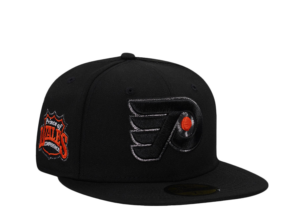 New Era Philadelphia Flyers Liquid Titanium Blackout Prime Edition 59Fifty Fitted Cap
