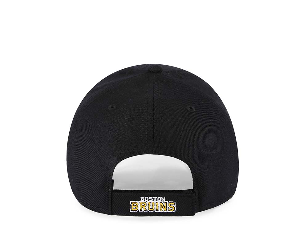 47Brand Boston Bruins Classic Black Strapback Cap