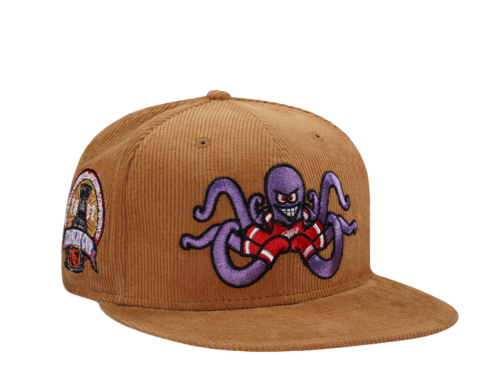 New Era  Detroit Red Wings Stanley Cup 2002 AL Camel Corduroy Prime Edition 59Fifty Fitted Cap