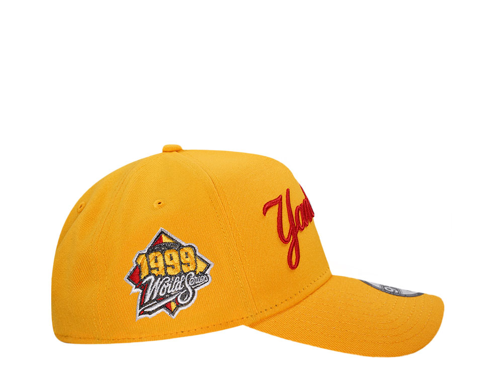 New Era New York Yankees World Series 1999 Yellow Classic 9Forty A Frame Snapback Cap
