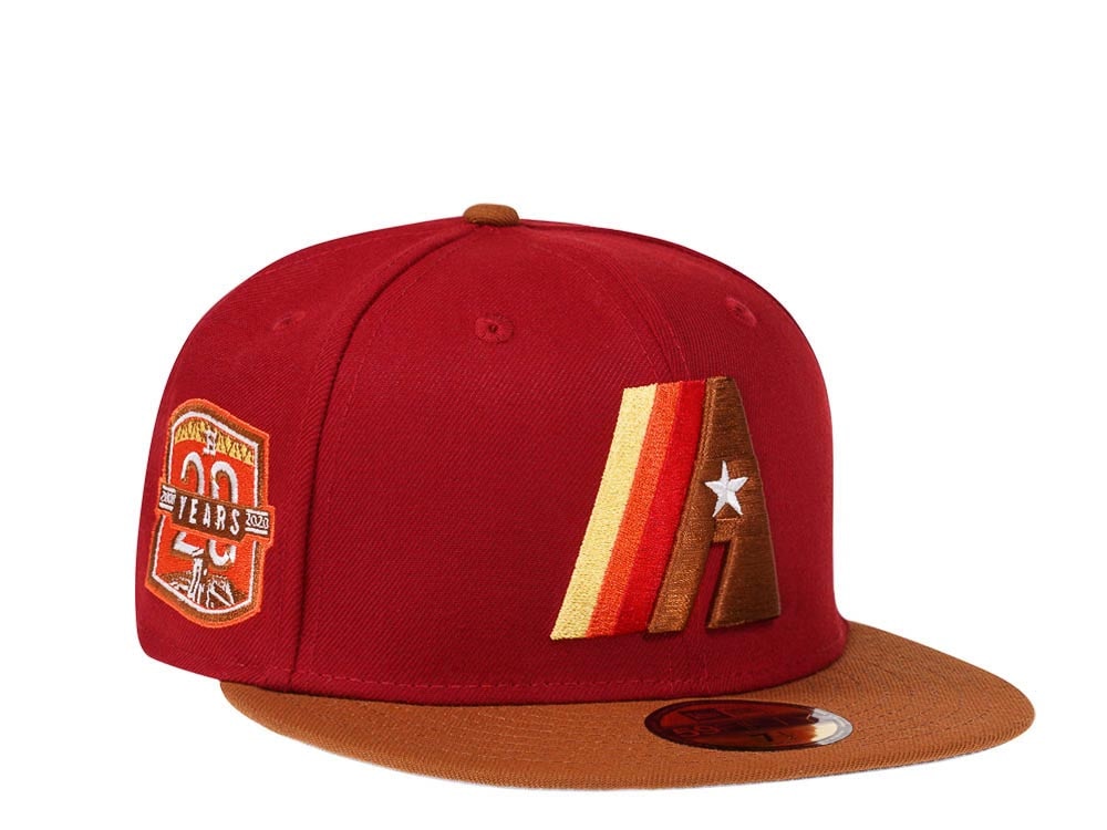 New Era Houston Astros 20th Anniversary Bourbon Prime Two Tone Edition 59Fifty Fitted Cap