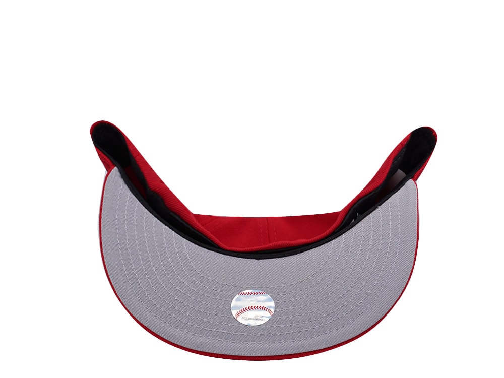 New Era Los Angeles Dodgers World Series 2025 Scarlet Prime Edition 59Fifty Fitted Cap