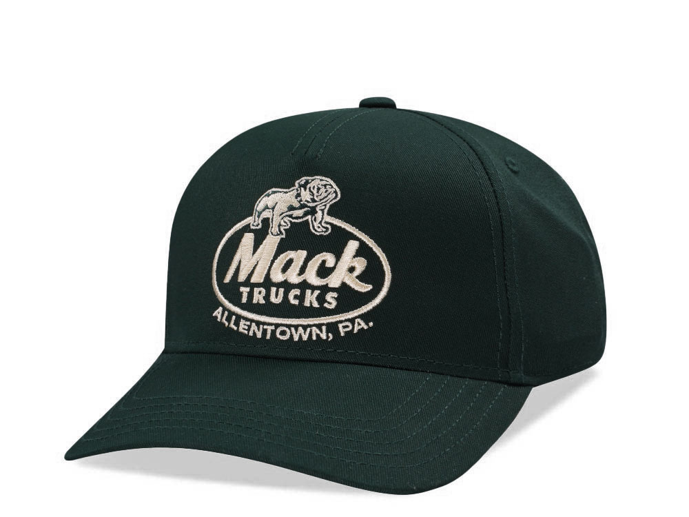 American Needle Mack Truck Valin Dark Green Snapback Cap