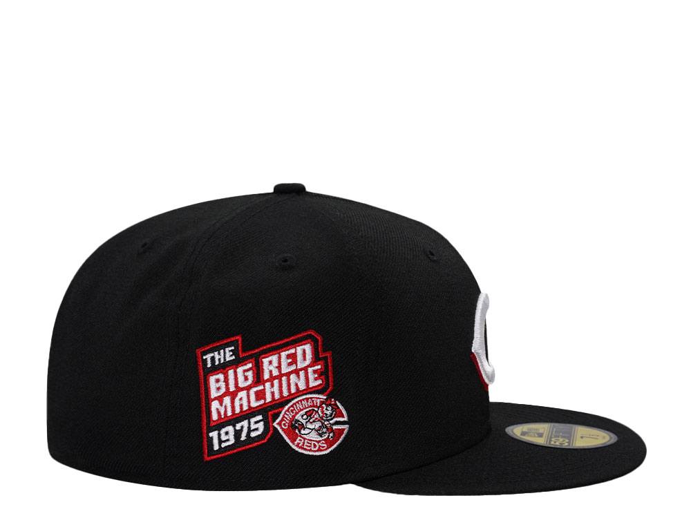 New Era Cincinnati Reds Big Red Machine 1975 Black Wool Edition 59Fifty Fitted Cap