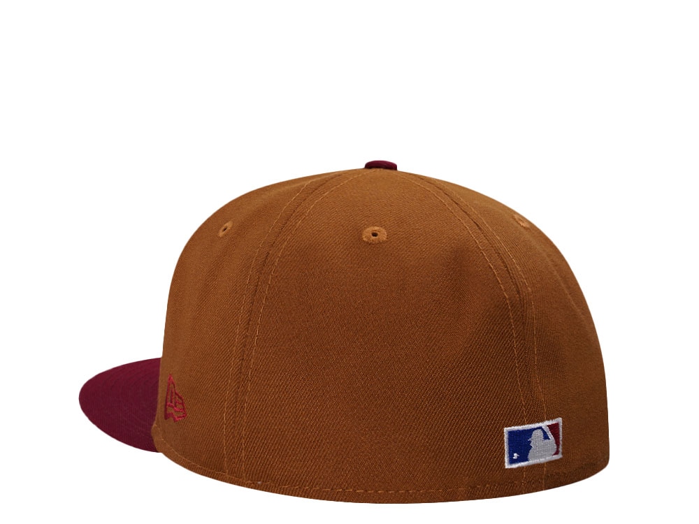 New Era Philadelphia Phillies World Series Champions 2008 Bourbon Prime Two Tone Edition 59Fifty Fitted Cap